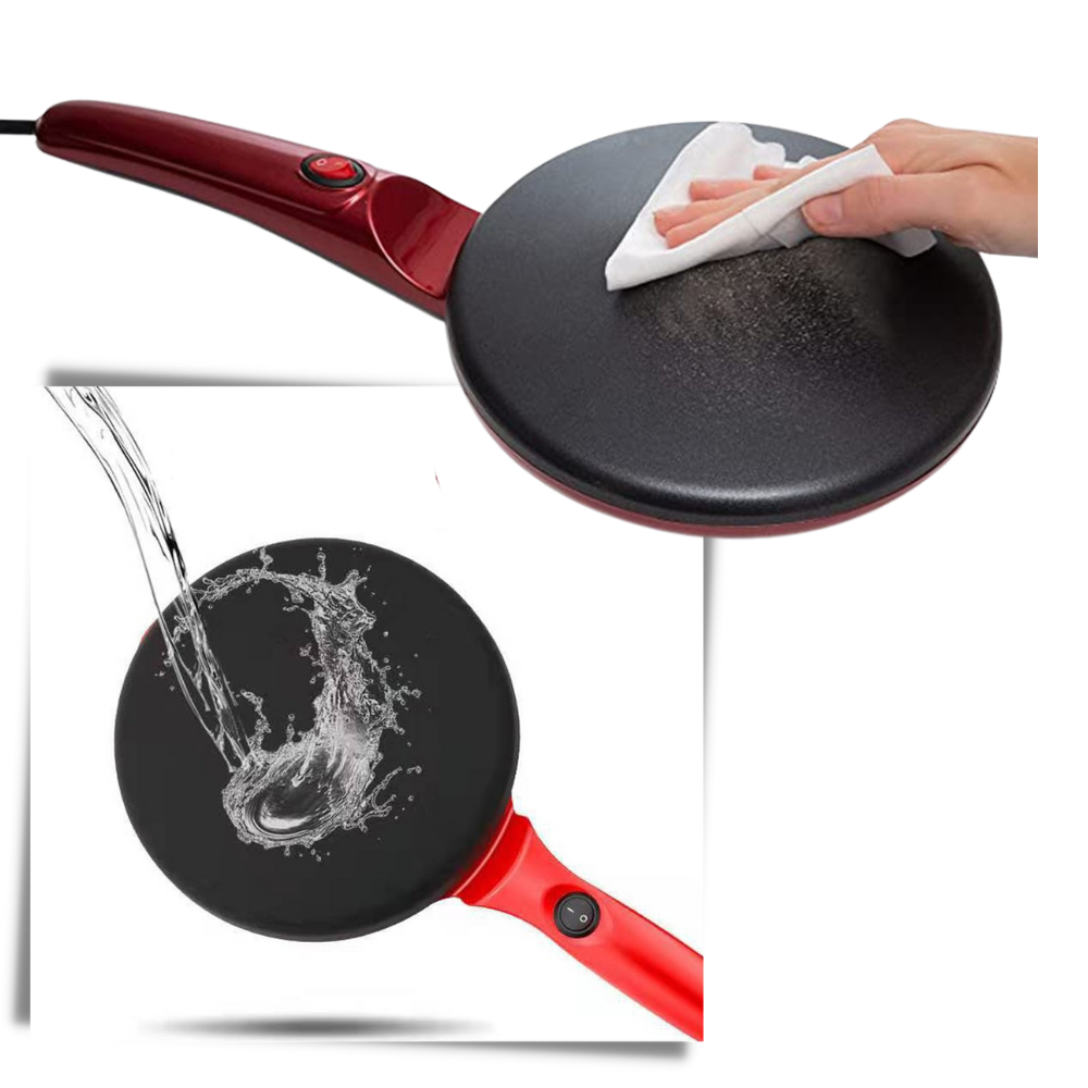 Crêpière 220 V Non-Stick | Préparez des Crêpes Facilement à la Maison | Valuna