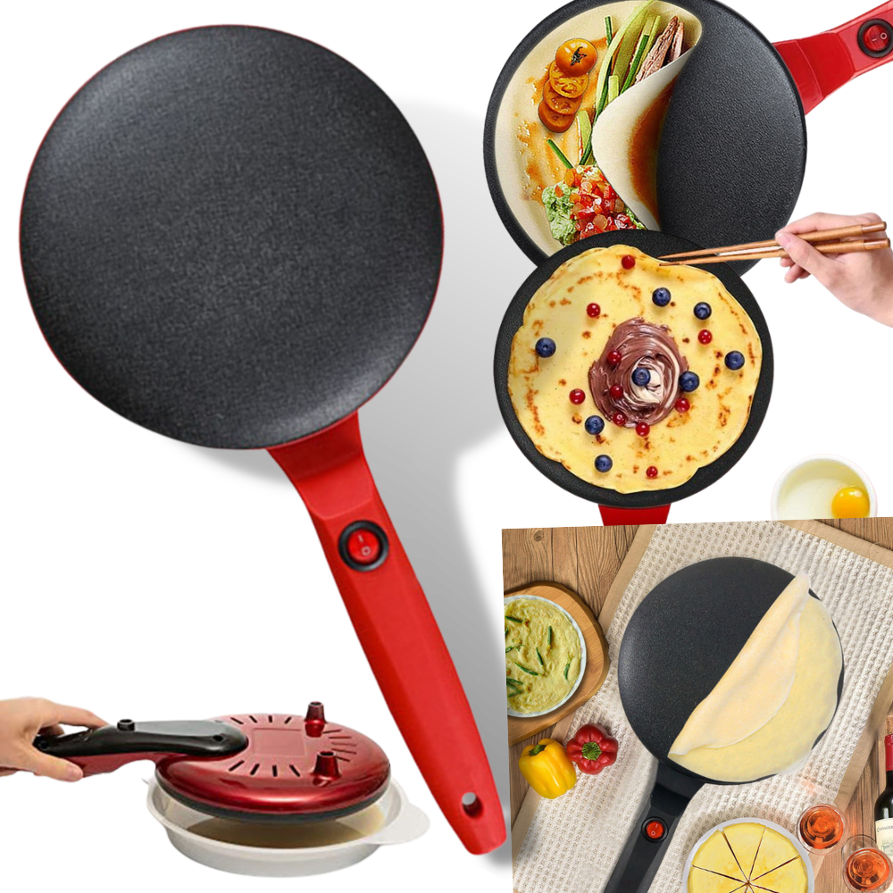 Crêpière 220 V Non-Stick | Préparez des Crêpes Facilement à la Maison | Valuna