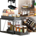 SpiceStack Organisateur | Étagère à Épices Universelle pour Cuisine, Tiroir ou Plan de Travail | Valuna