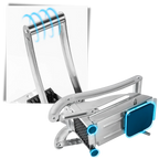 FlexiFry Coupe-Frites en Acier Inoxydable | Trancheuse Manuelle de Pomme de Terre pour Frites Maison Parfaites | Valuna