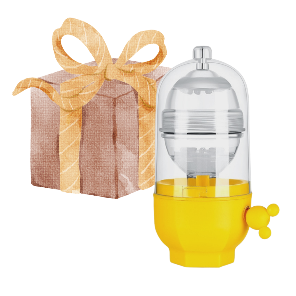 Maestro Œuf d’Or | Mélangeur Manuel à Traction pour Œufs Brouillés et Œufs Durs | Valuna