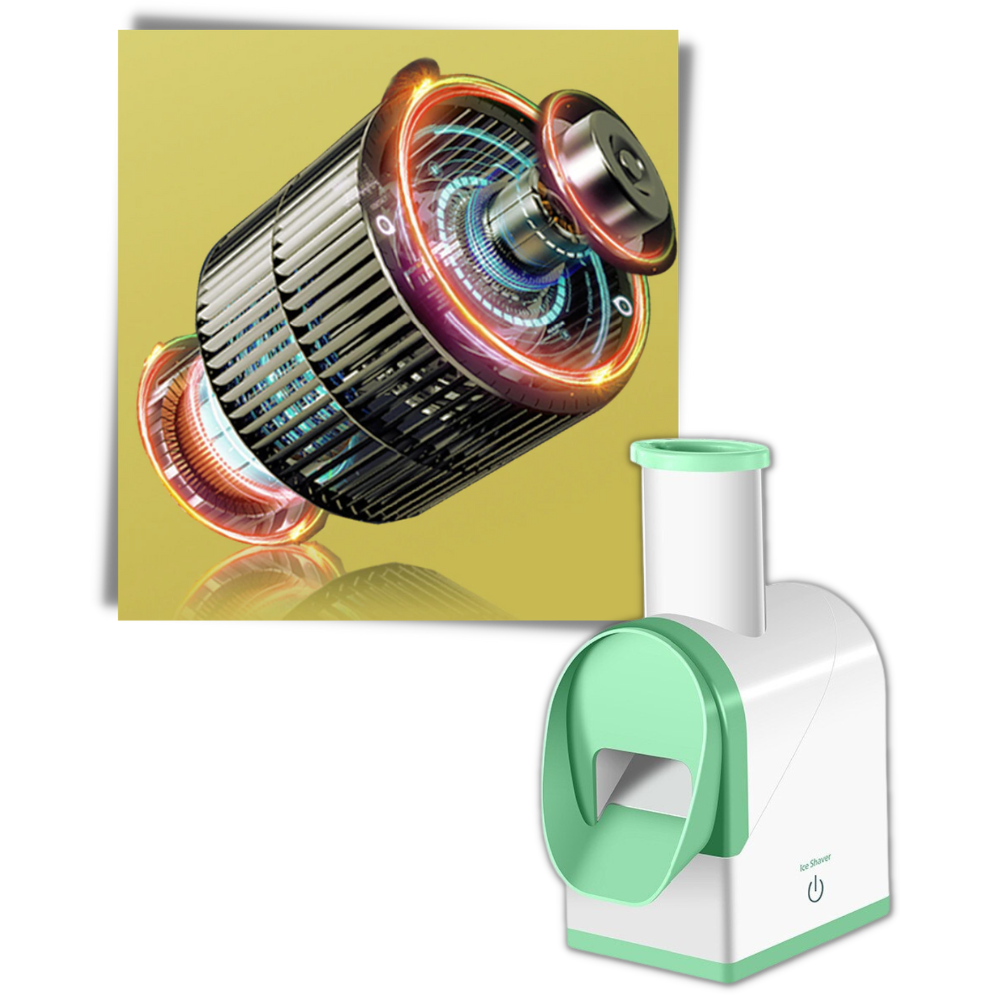 IceStorm Broyeur de Glace Électrique Double‑Lame | Machine à Glace Pilée Sans Fil | Valuna