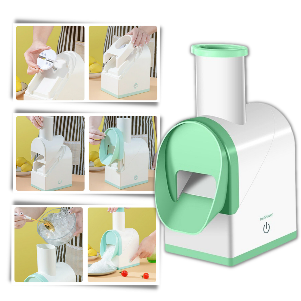 IceStorm Broyeur de Glace Électrique Double‑Lame | Machine à Glace Pilée Sans Fil | Valuna