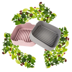Moule Carré Anti‑adhérent en Silicone | Idéal pour Airfryer & Four | Valuna