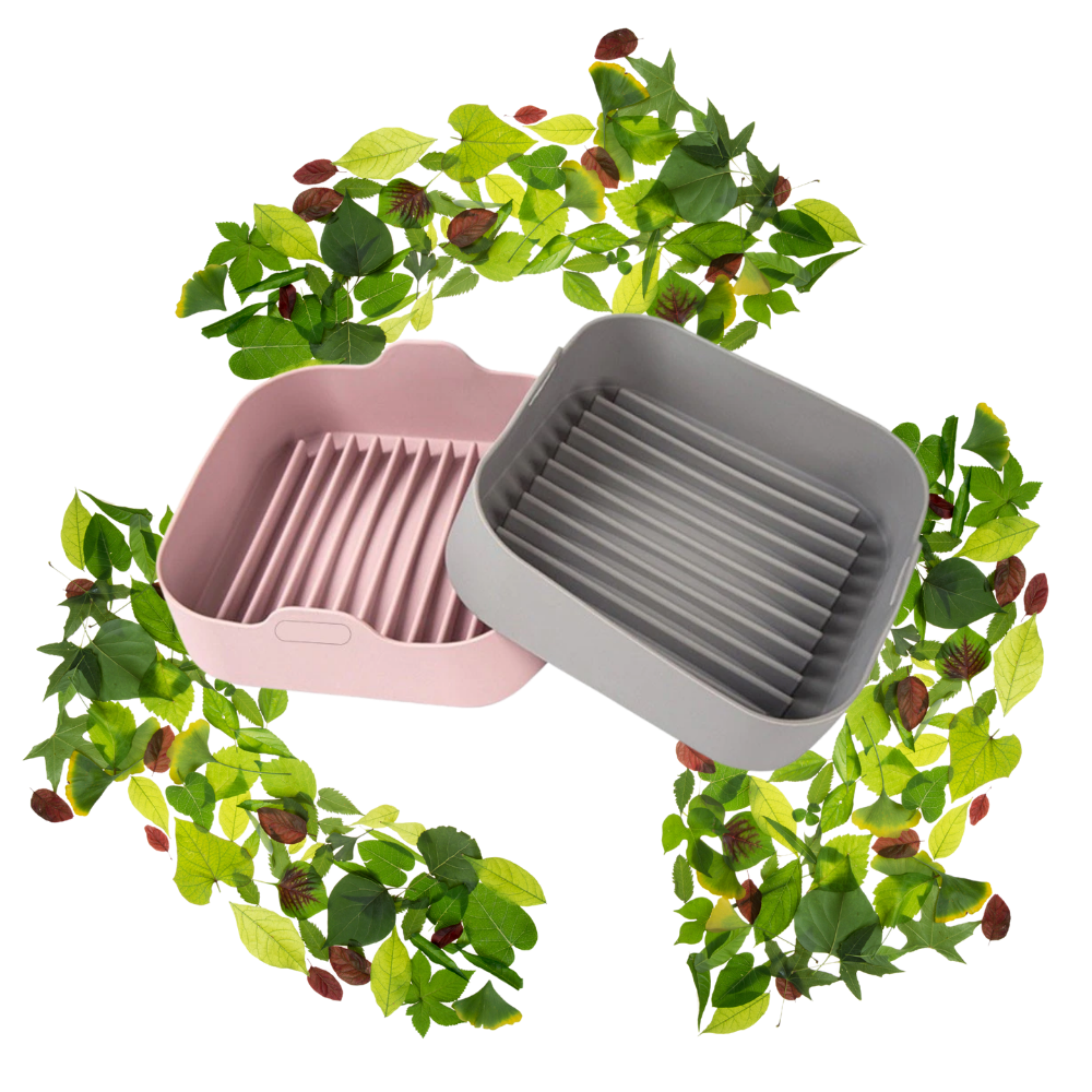 Moule Carré Anti‑adhérent en Silicone | Idéal pour Airfryer & Four | Valuna