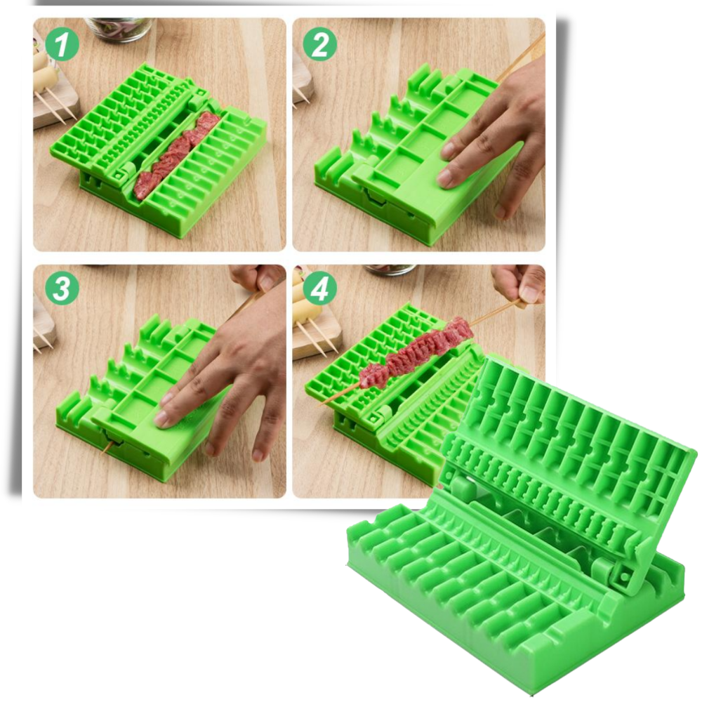KebabMaster | Presse‑Brochette BBQ Manuelle Multifonction pour Kebab | Valuna