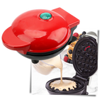 Mini Gaufrier Électrique | Compact et Rapide pour Petit-Déjeuner ou Gourmandise | Valuna