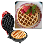 Mini Gaufrier Électrique | Compact et Rapide pour Petit-Déjeuner ou Gourmandise | Valuna