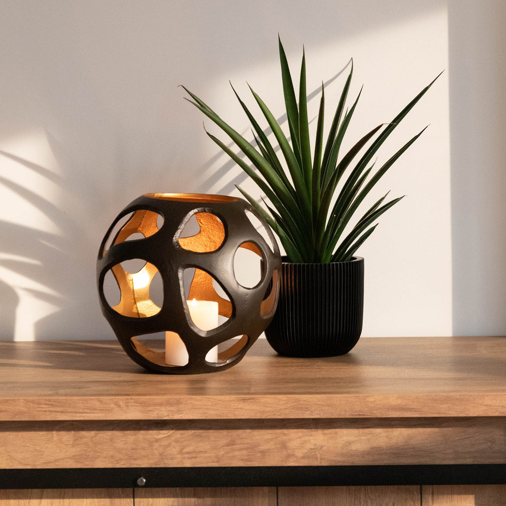 Bougeoir en Verre Donna | Lumière d’Ambiance Stylée pour Intérieurs Élégants | Valuna