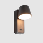 Lampe Murale Torino | Noir/Aspect Bois | Valuna