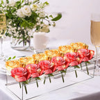 Vase En Acrylique Transparent Pour Décoration De Table VaseCristal - Valuna