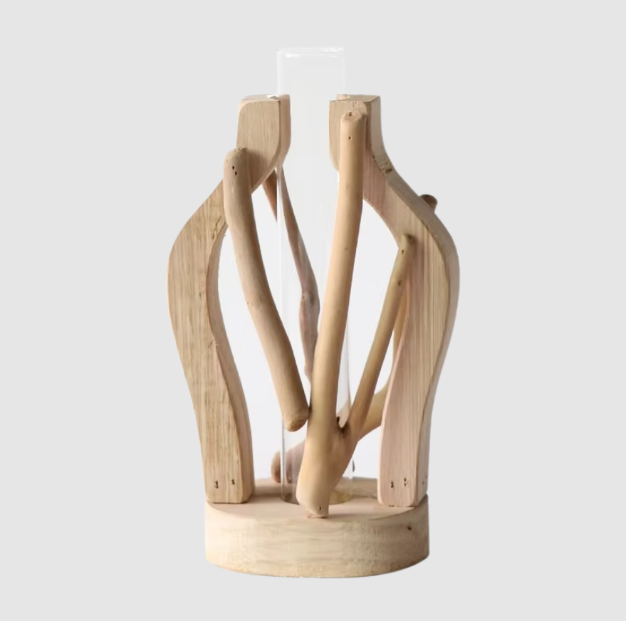 Vase Trævase | Design Artistique Inspiré Par le Bois | Valuna