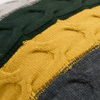 Coussin Tricoté à Rayons Colorés – Valuna