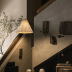 BohoWeave | Suspension en Osier Fait Main – Décoration Intérieure Élégante | Valuna