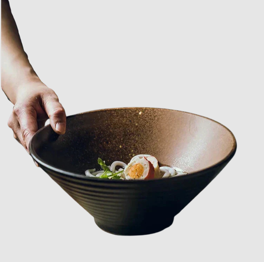 Rakubowl | Bol d’Art en Céramique Raku Fait à la Main avec Émaux Craquelés | Valuna