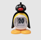 Calendrier Pingouin B/W Hue | Décoration de Bureau Charmante et Suivi de Date Fonctionnel | Valuna