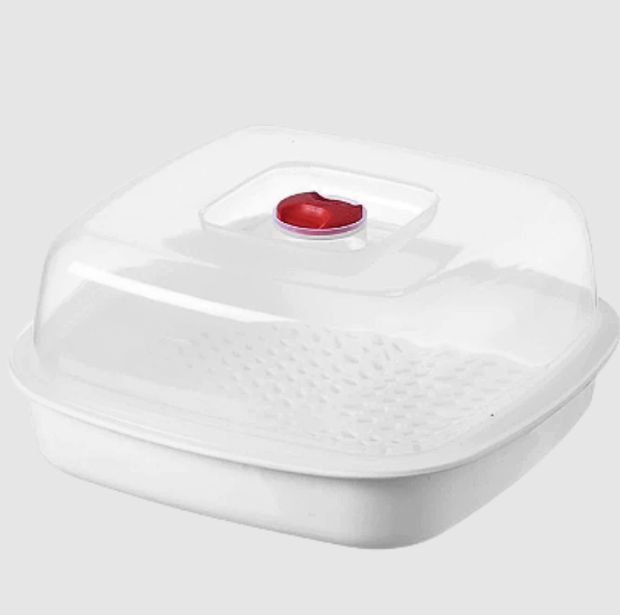 Contenant Vapeur pour Micro‑ondes | Cuisson Saine, Rapide & Sans Huile | Valuna