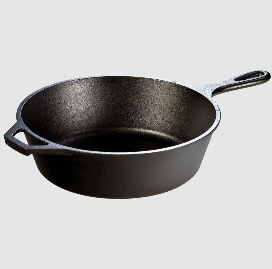 Poêle Fonte Profonde Lodge 26 cm | Tout-feux, Prémontée & à Vie | Valuna