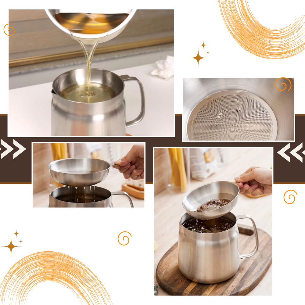 Poêle Friteuse 2-en-1 en Acier Inoxydable | Frire & Servir avec Précision | Valuna