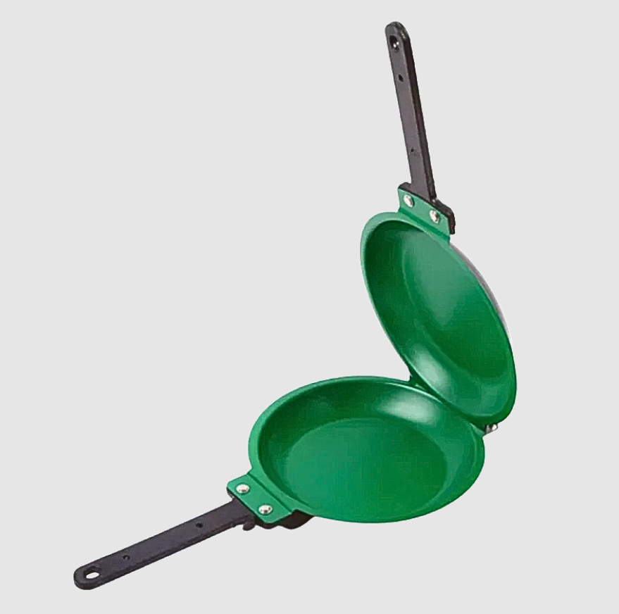 Poêle Réversible Anti‑adhésive | Cuisinez d’un Côté Comme de l’Autre | Valuna