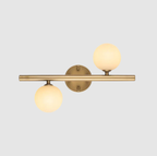 Applique Murale Helios en Verre Doré | Luxe Radieux et Sophistication Moderne | Valuna