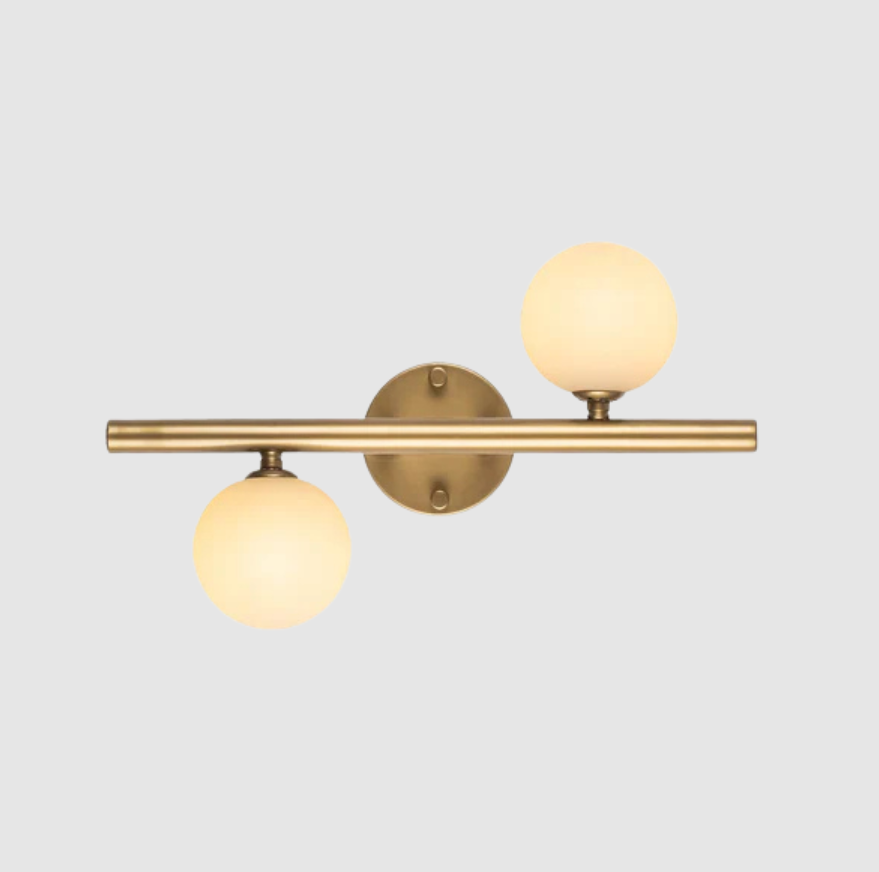 Applique Murale Helios en Verre Doré | Luxe Radieux et Sophistication Moderne | Valuna