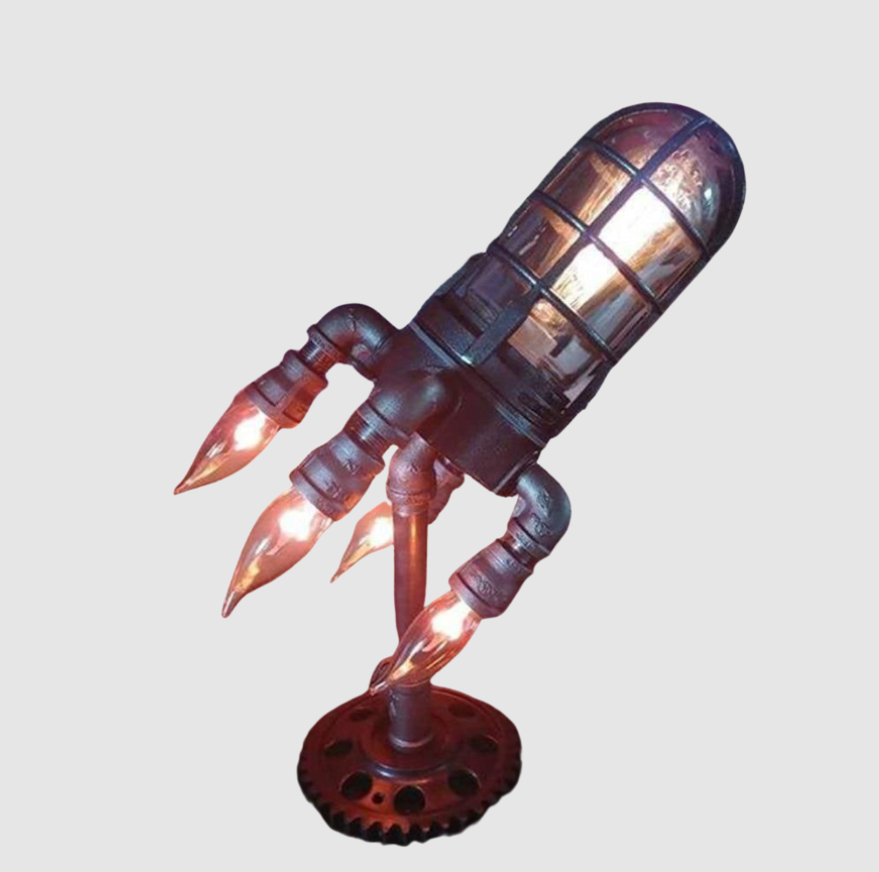 BlastBeam | Lampe de Table Steampunk Fascinante | Valuna