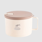 Grand Bol à Nouilles 1,3 L Inox | Couvercle Thermo‑résistant | Valuna