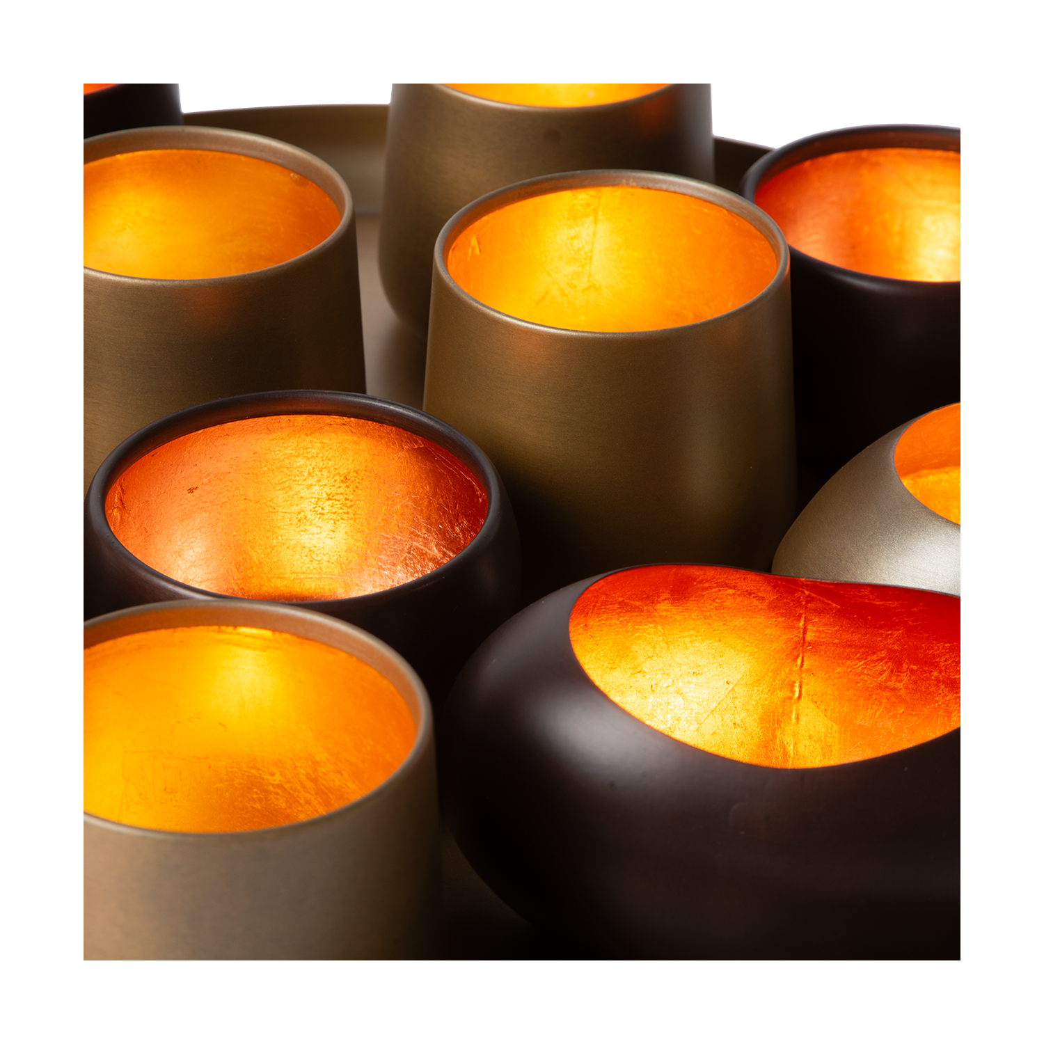 Tablett | mit Teelichtern Marlot | Valuna