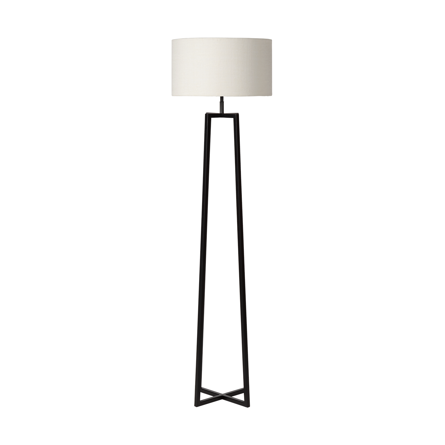 Lampe sur pied Potsdam | Noir | Valuna