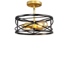 Wireframe | Lampe Trommel Vintage En Métal | Valuna