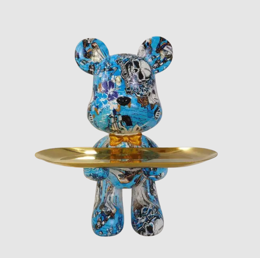 Shyro | Figurine d'Ours Décorative Moderne avec Design Détailé | Valuna