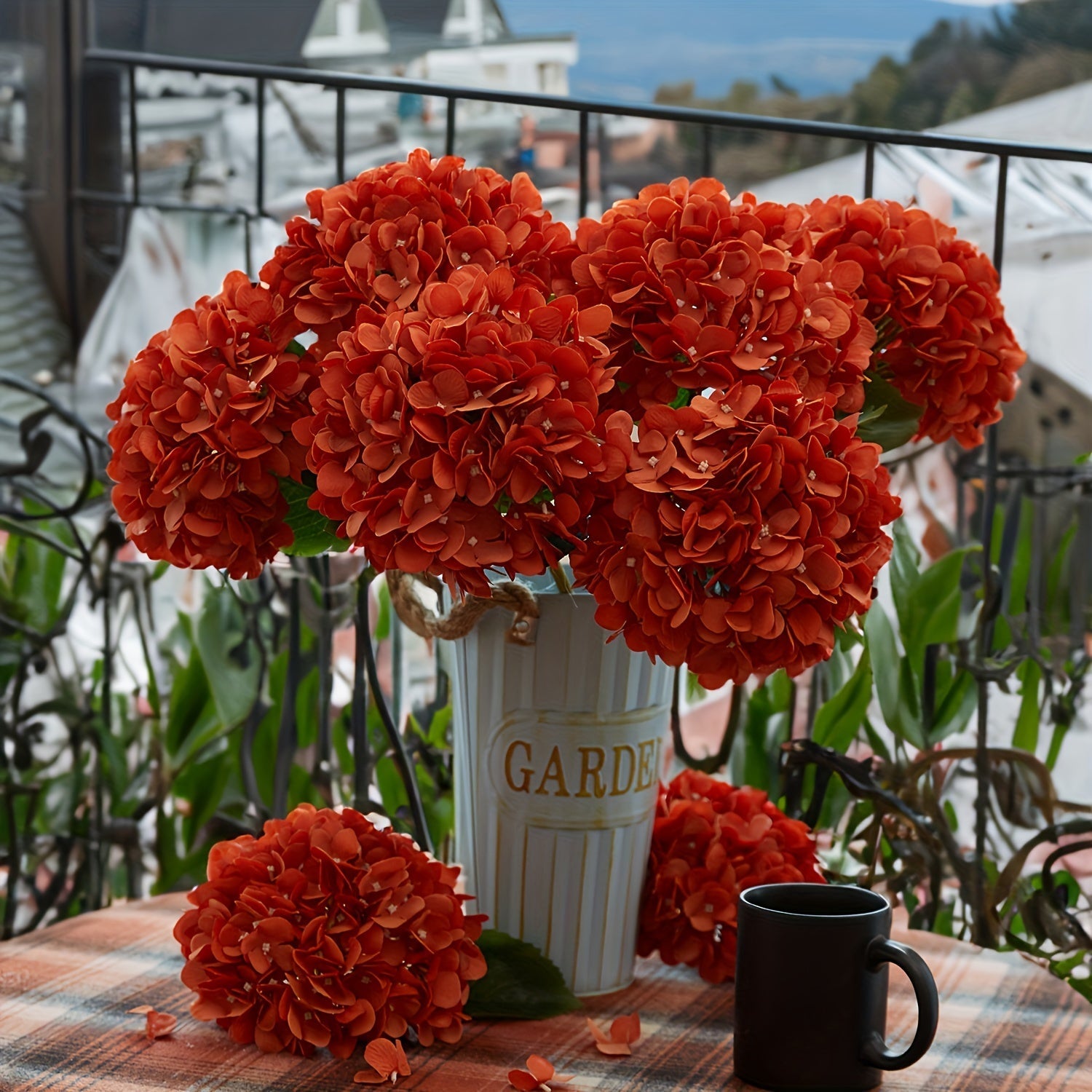 Ensemble Fleurs d’Hortensias d’Automne | Pour Décoration Intérieure | Valuna