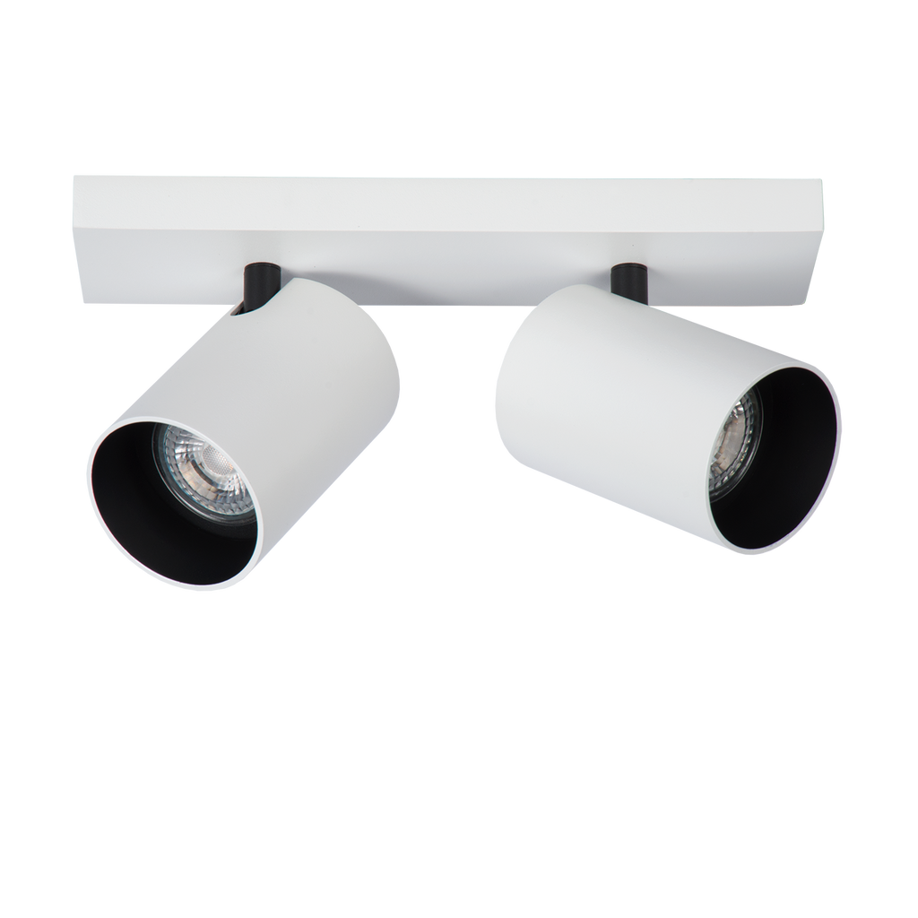 Plafonnier Bicolore Nuo | Éclairage Minimaliste Blanc & Noir Élégant | Valuna