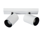 Plafonnier Bicolore Nuo | Éclairage Minimaliste Blanc & Noir Élégant | Valuna