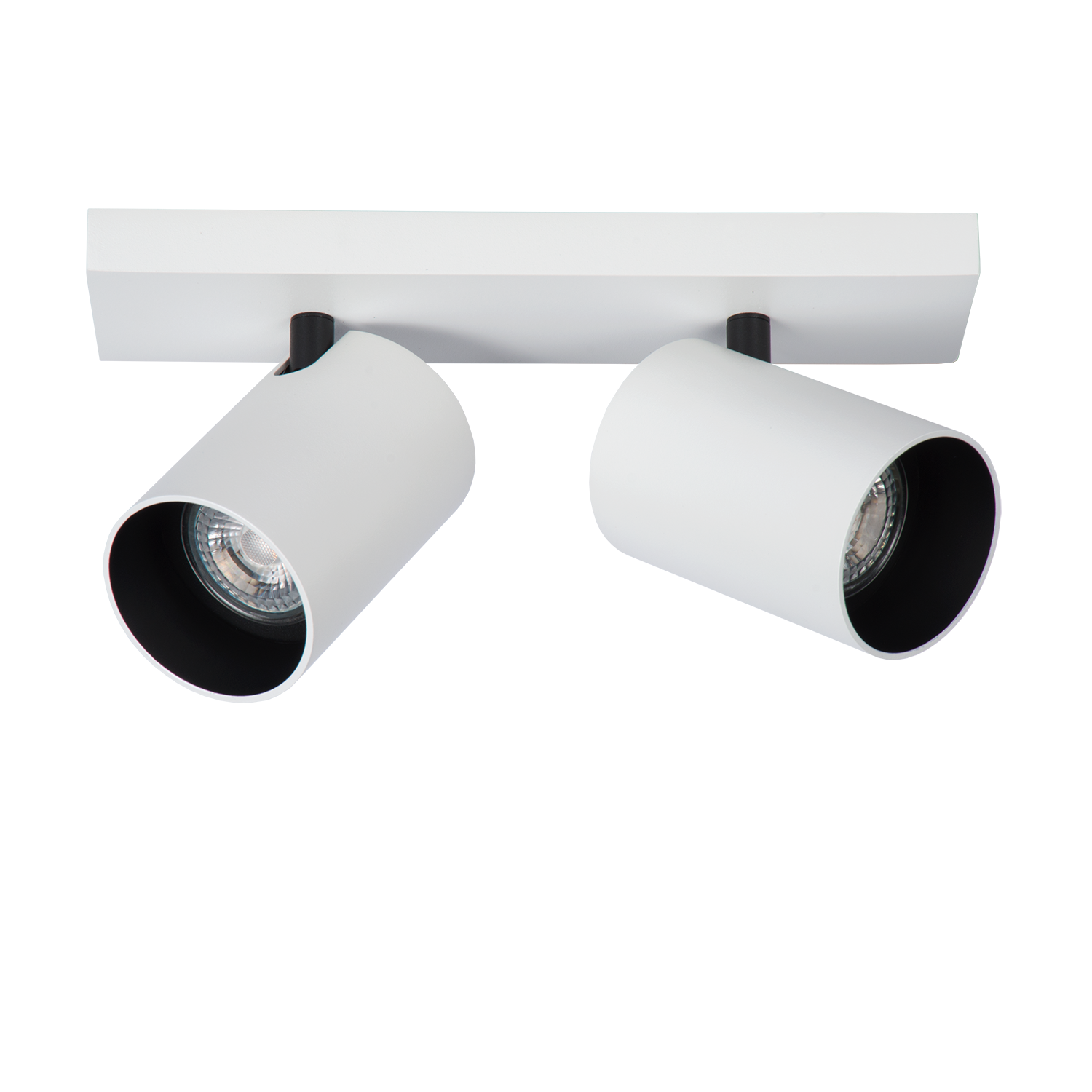 Plafonnier Bicolore Nuo | Éclairage Minimaliste Blanc & Noir Élégant | Valuna