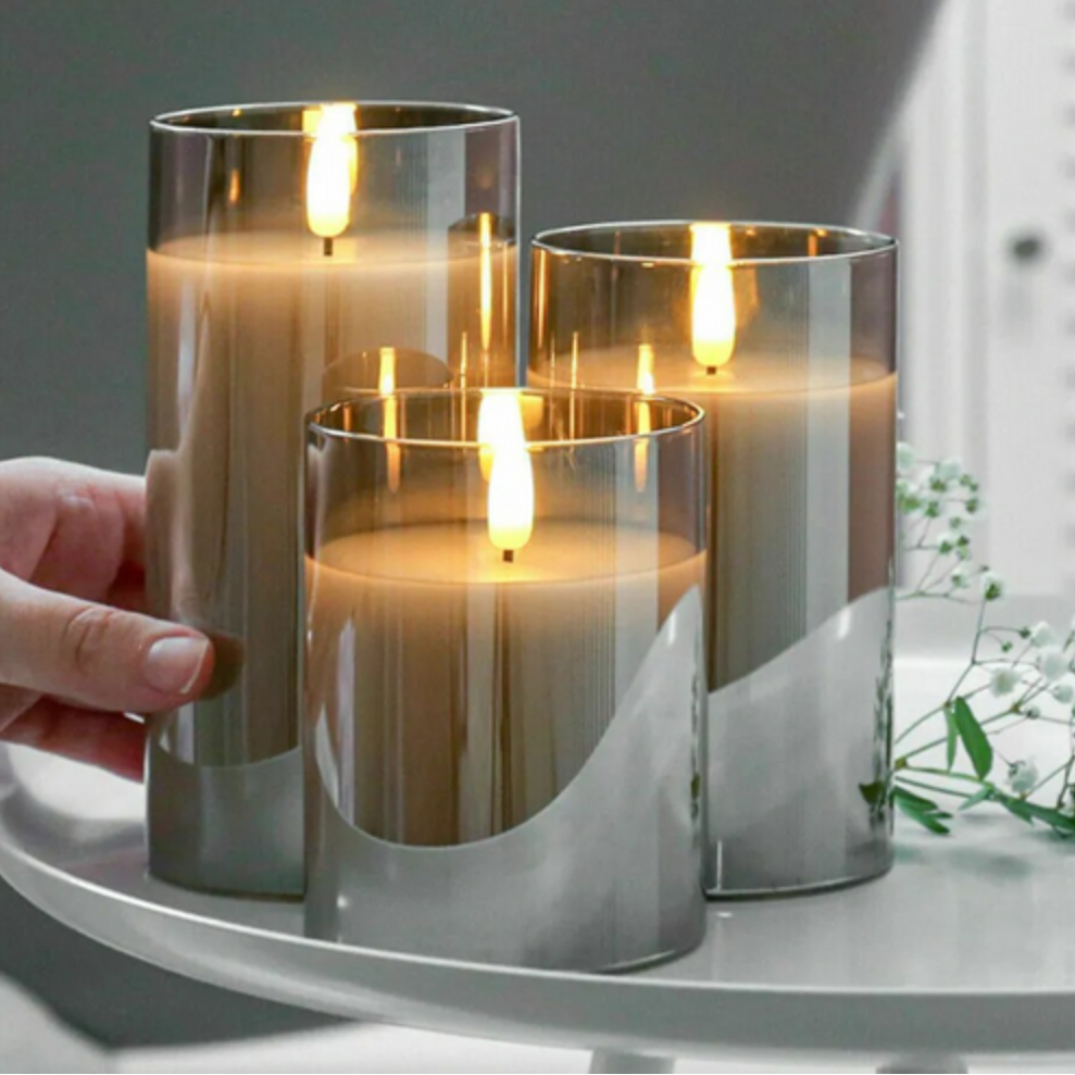 Bougies LED LumiFlame | Avec Télécommande | Effet Flamme Ambiant | Valuna