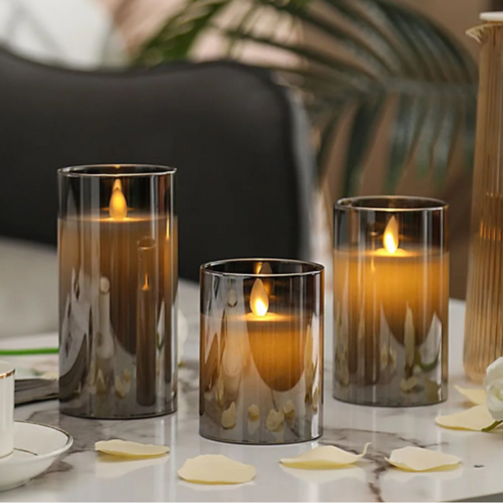 Bougies LED LumiFlame | Avec Télécommande | Effet Flamme Ambiant | Valuna