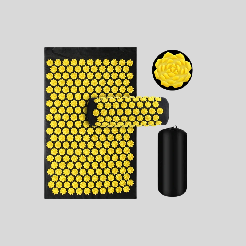 Tapis et Coussin d’Acupression Relaxwave | Shiatsu Anti‑Stress et Détente Profonde | Valuna