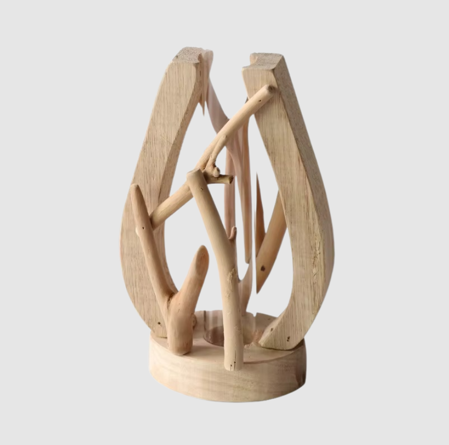 Vase Trævase | Design Artistique Inspiré Par le Bois | Valuna