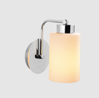 Applique Murale Oasis en Métal Blanc et Argenté | Lumière Minimaliste Moderne et Apaisante | Valuna