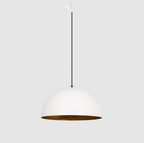 Suspension Echelon Métal Blanc | Plafonnier Industriel Pur et Minimaliste | Valuna