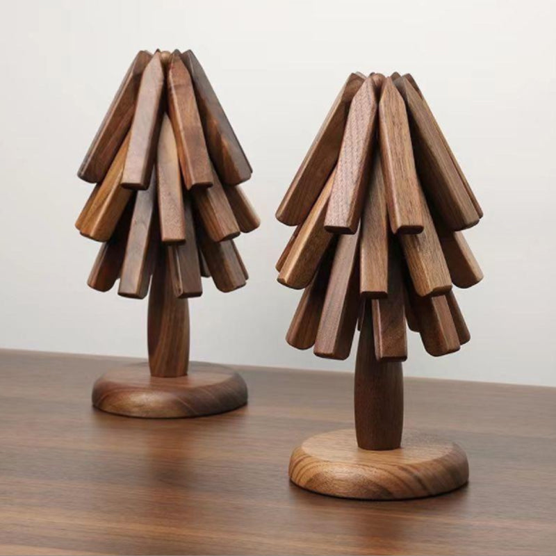 Sous-Verres | En Noyer Noir Pour Protection Et Style | Valuna