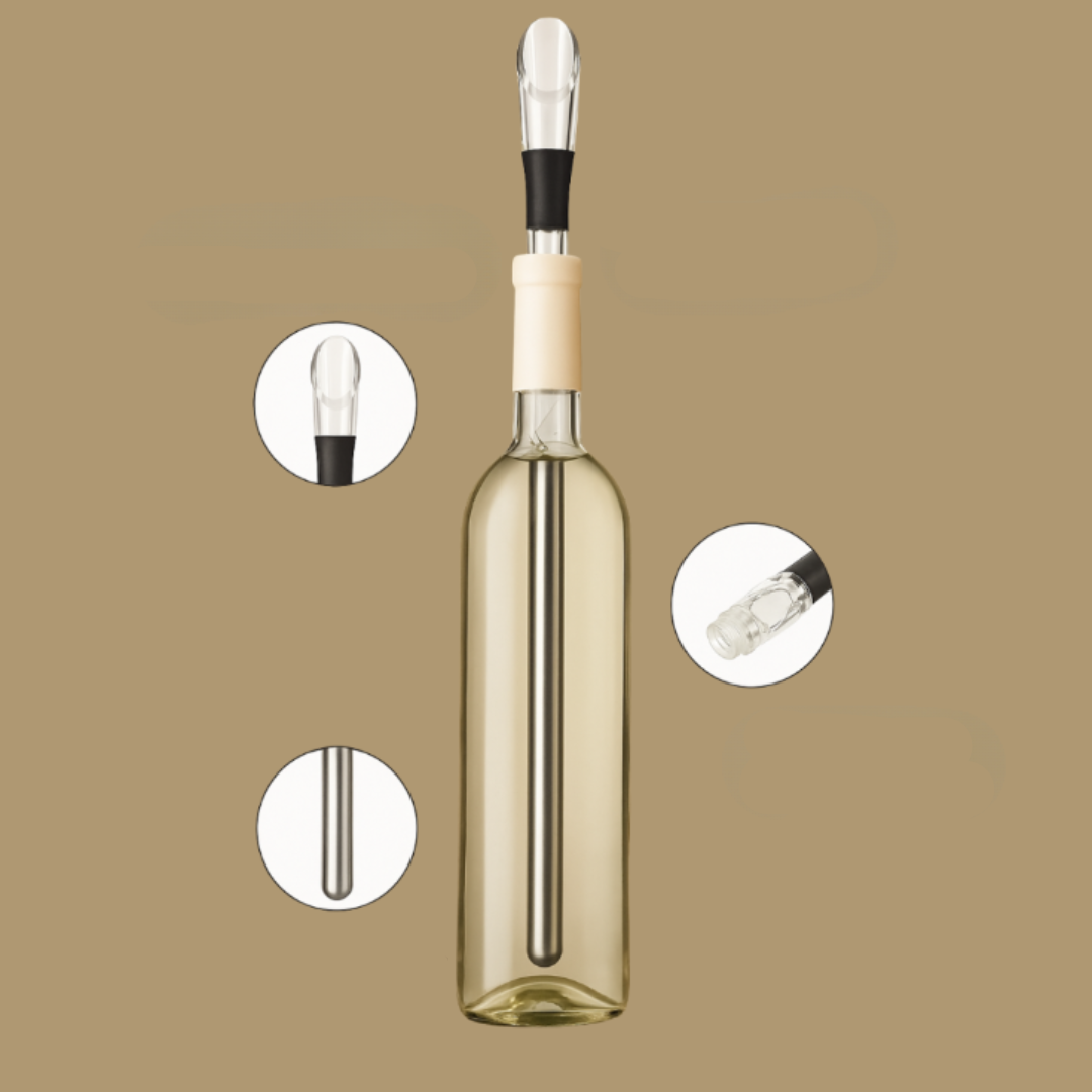 Refroidisseur De Vin En Acier Inoxydable Avec Bouchon Verseur - Valuna