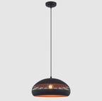 Suspension Indy 1‑Lumière en Métal Noir | Déclaration Minimaliste Élégante | Valuna