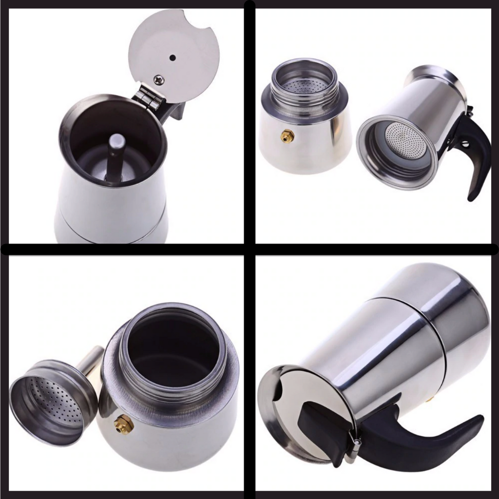 Cafetière Moka Classique 200 ml | Authentique Machine à Café Italienne | Valuna