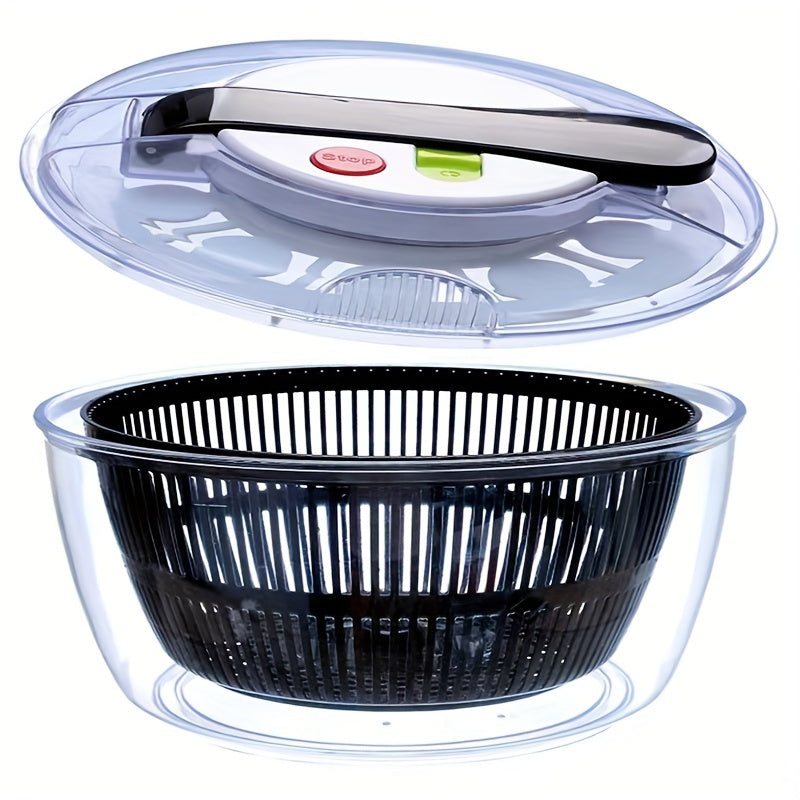 SpinFresh 3‑en‑1 Essoreuse à Salade | Sèche‑Légumes Multifonction et Passoire | Valuna