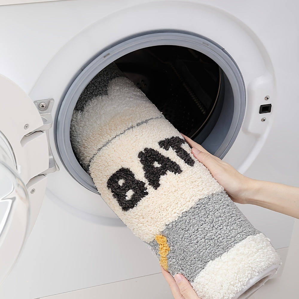 Tapis De Bain Antidérapant À Absorption Rapide - Valuna