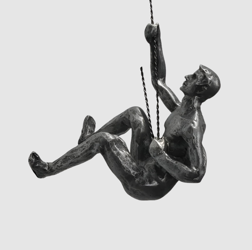 Set d'Art Mural Créatif | Ornement Décoratif d'Homme Grimpant pour Une Esthétique de Vie Unique | Valuna