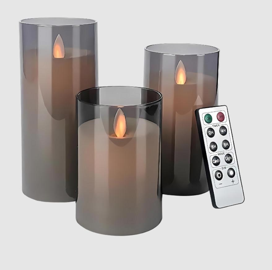 Bougies Électriques | 3 Bougies LED Réglables | Valuna